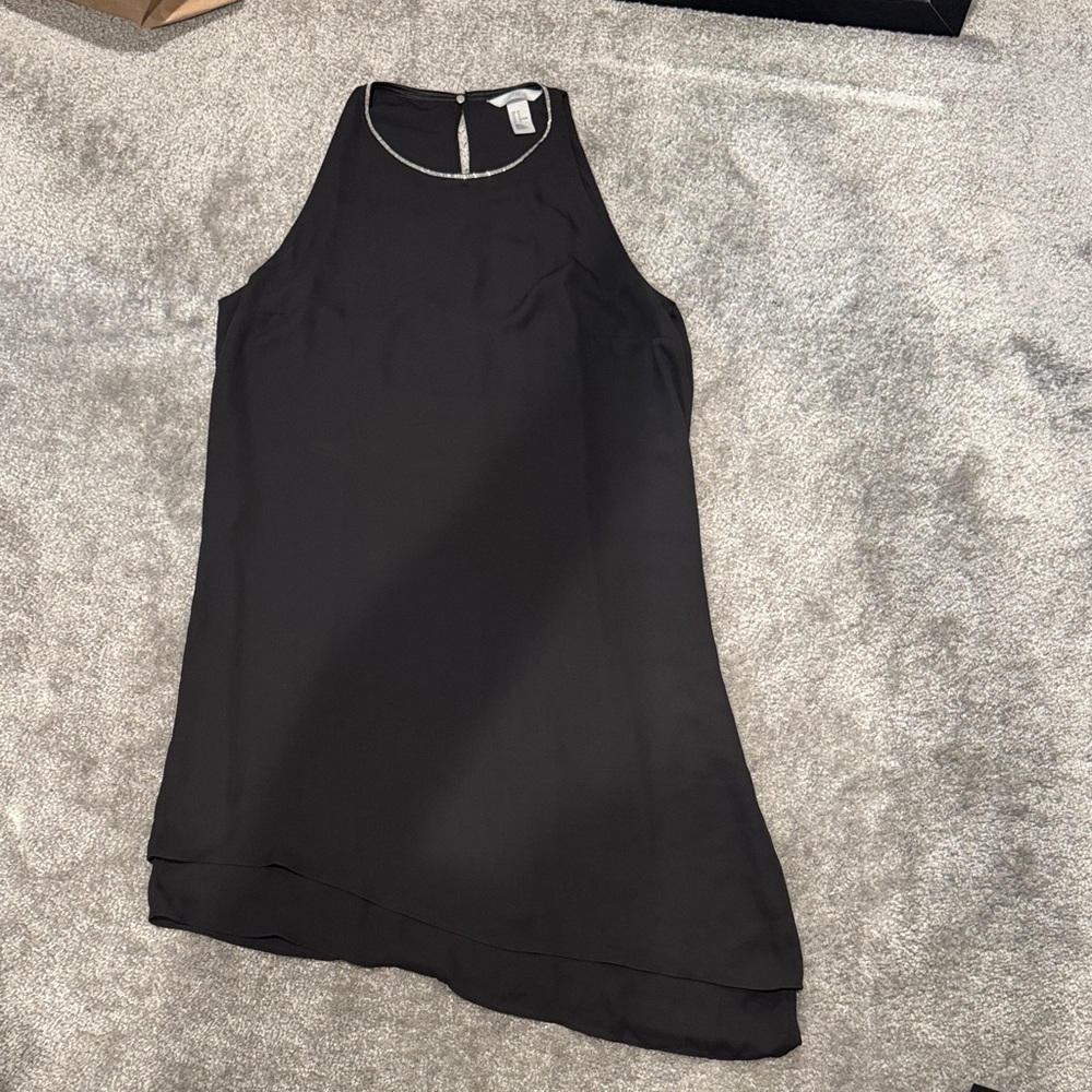 H&M Black Asymmetrical Dress